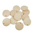 thumbnail image 1 of 100 piezas redondas de madera en blanco para decorar bodas. 20mm, 1 of 7
