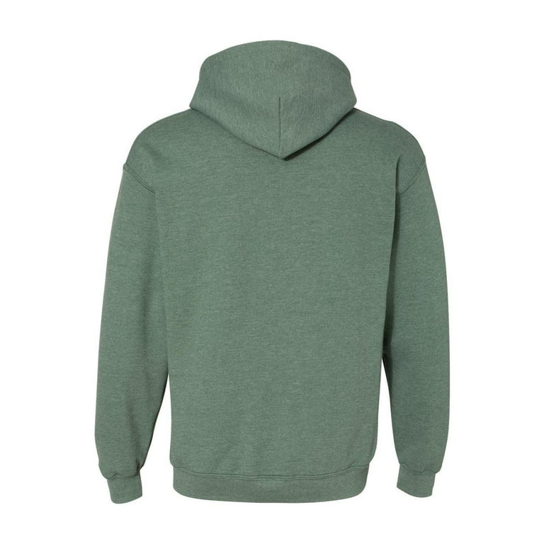 Gildan Mens Heavy Blend Hooded Sweatshirt, XL, Heather Sport Dark Green