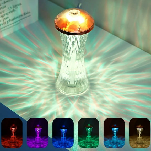 Uandlove Air Humidifier USB Humidifier With Colorful Large Capacity 320ML Quiet Cool Mist Humidifier For Bedroom And Office Plants Easy To Clean Clear