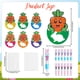 thumbnail image 3 of Bolsas de regalo de 240 ml con forma de huevo de Pascua y zanahoria, 24 tarjetas de felicitación navideñas con bolsitas de dulces, bolsas de recuerdos para niños, bolsas de regalo para el aula, bolsas, 3 of 9