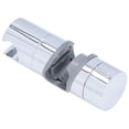 thumbnail image 1 of Abrazadera recta universal para tuberías de 18 a 25 mm, construcción en ABS cromado, soporte para riel de ducha ajustable en 360°, 1 of 8