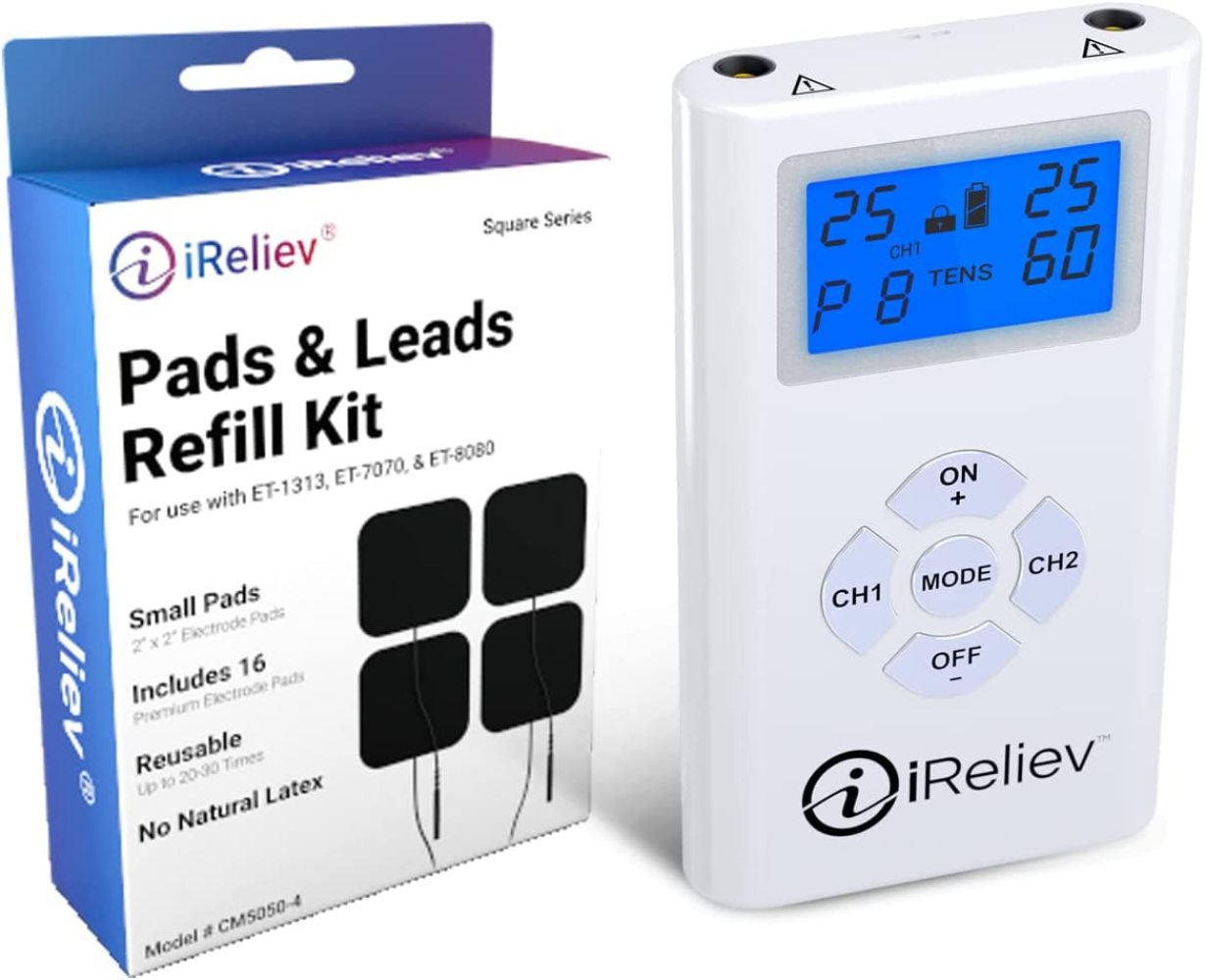 Buy iReliev TOPBest TENS Massager Unit Bundle for Pain Relief! The