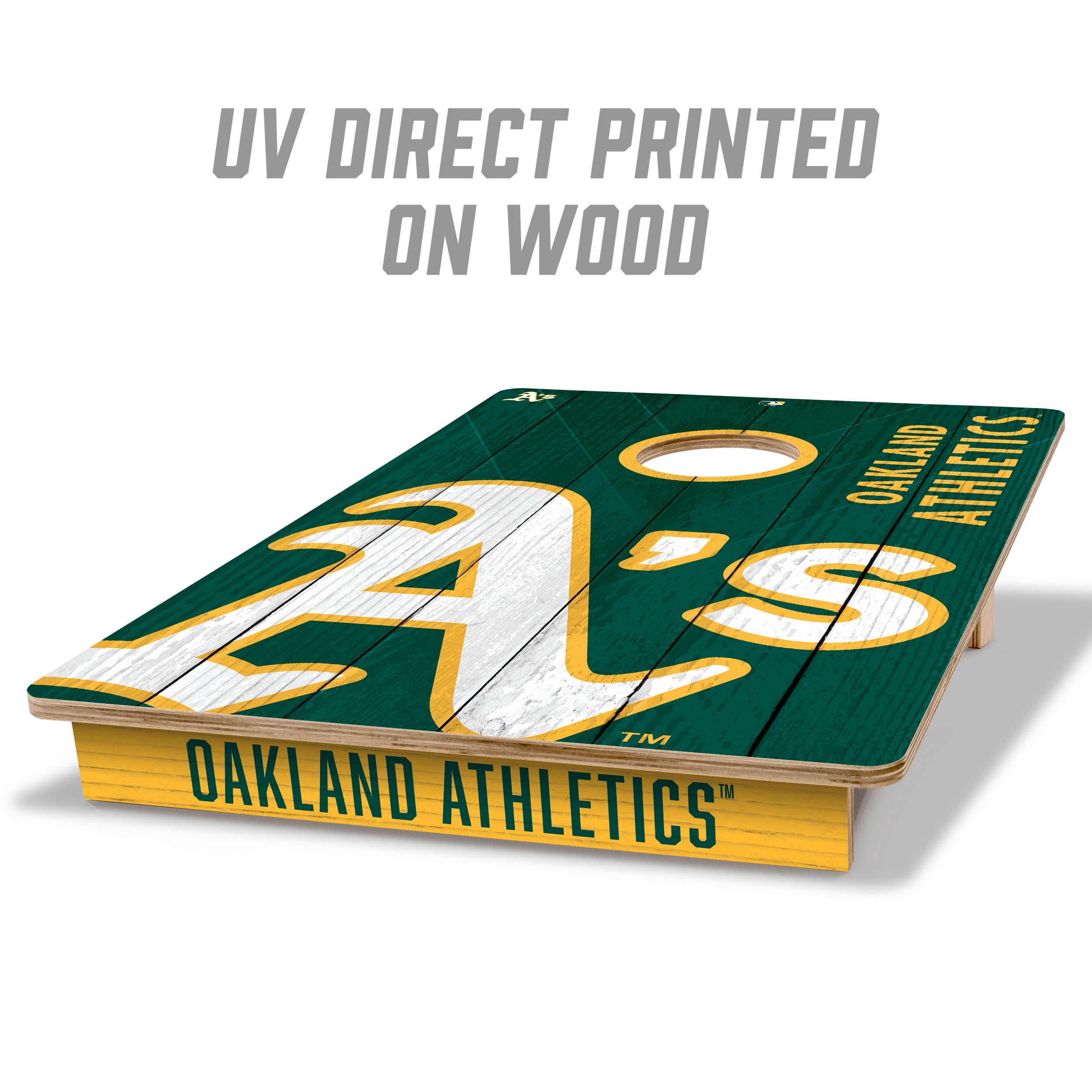 YouTheFan MLB Oakland Athletics 2' x 3' Cornhole Game