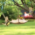 thumbnail image 4 of Umbrella Shaped Bird Feeder Hanging Tray,Seed Tray for Bird Feeders,Hanging Tray Bird Feeder,Bird Trough Bird Feeder Bird Bath Hanging Bird Feeder Tray for Outdoors Garden Yard Decor 6.5"X7.08", 4 of 9