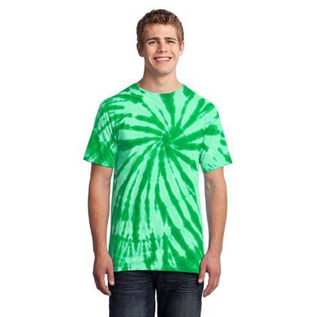 Port & Company Mens Essential Tie-Dye Tee - Kelly Green - 3X-Large