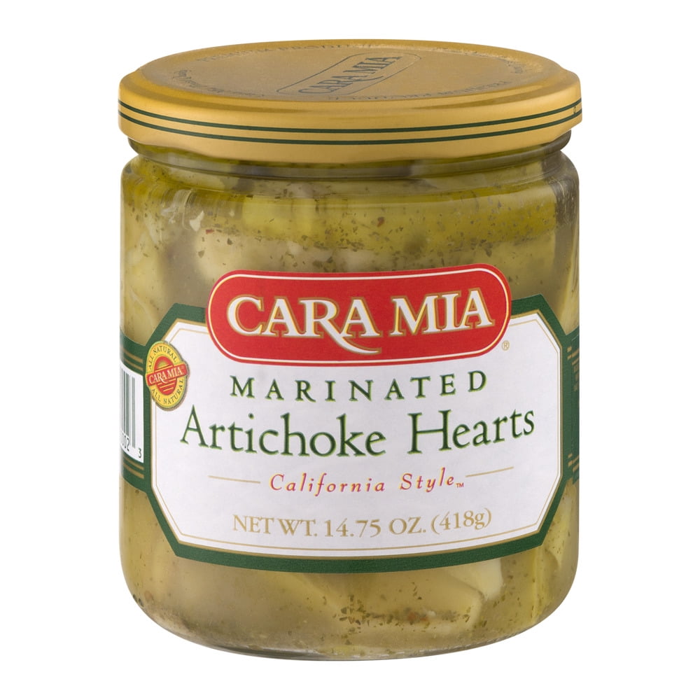 Cara Mia Marinated Artichoke Hearts California Style, 14.75 OZ by STAR Fine Foods
