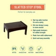 thumbnail image 5 of Wildkin Slatted Step Stool - Espresso, 5 of 6