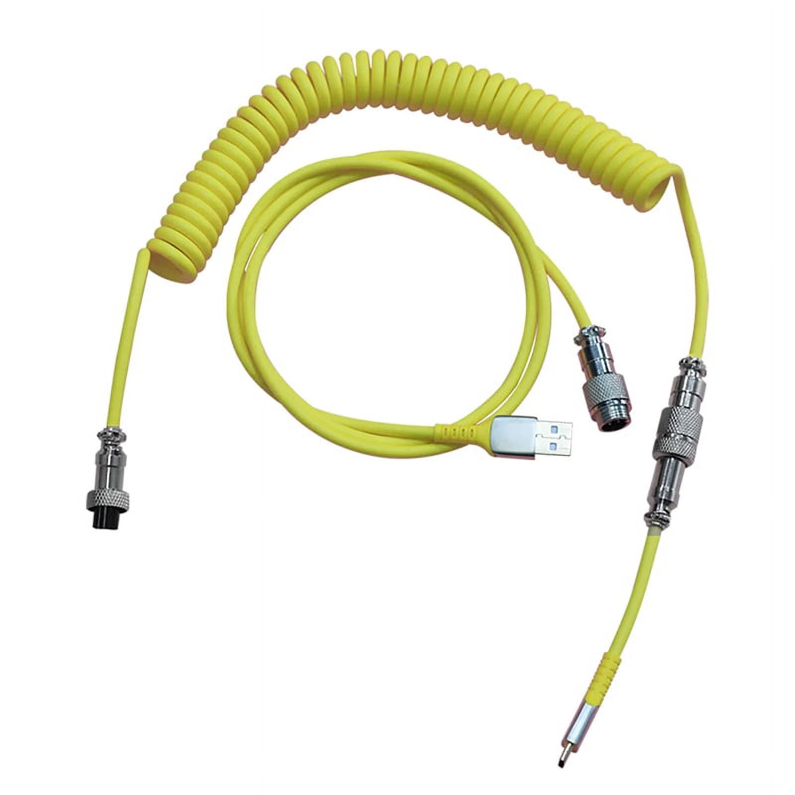 Cable Coiled Tipo Aviador Amarillo – Ajazz