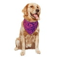 thumbnail image 4 of Colorful Polygon Frequency Polygon Dog Bandana Pet Scarf Dog Party Supplies For Dogs Pet Accessories For Dog Lovers, 4 of 6