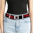 thumbnail image 5 of Toyota Belt, Seatbelt Buckle Belt, Toyota Racing Development Text and TRD Logo Black Red, Youth 22 to 32 Inches, 5 of 9