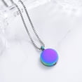 thumbnail image 4 of Round with Paw Print Pet Cremation Jewelry for Ashes Urn Necklace Lockets for Dog Cat Ashes Holder, 4 of 6