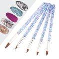 thumbnail image 4 of Nail Art Tools, 5pcs Multifunction Nail Art Kit Bristle Aggregation  Environmental Protection  For Household For Nail Salon, 4 of 8