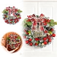 thumbnail image 2 of Christmas Decorations Wreath With Red Berries And Holiday Door Hanger For Home Hotel Window, 2 of 6