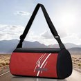 thumbnail image 4 of Btomtd Men's and Women's Sports Fitness Shoulder Bag Lightweight Watertight Duffel Bags Medium Size Ideal for Training and Outdoor Travel Needs, Red, 4 of 8