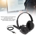 thumbnail image 3 of Auriculares Telefónicos, Micrófono Con Interfaz De 3,5 Mm, Altavoz Silencioso, Ajuste De Volumen, Auriculares Para Centro De Llamadas, Oído Doble Para PC, 3 of 7