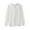 White, variant on ABATAB Fleece Tops for Women Loose Fit Warm Winter Pullover Tee Shirts Casual Long Sleeve V-Neck Basic Blouses Solid Color Outfits(X-Large,Yellow)