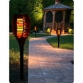 thumbnail image 3 of Shawshank LEDz 8015789 Ceramic Black 12-36 in. Round Garden Torch, 3 of 11