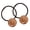 E, variant on mdesiwst 2Pcs Women Hair Ropes Transparent Jelly Ball Design High Elasticity Hair Ties No Damage Ponytails Buns Holder Hair Accessories