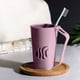 thumbnail image 1 of 1 Portacepillos de dientes, vaso para agua de ducha, vaso para cepillo de dientes con asa, vaso para enjuague bucal, vaso para pasta de dientes de viaje, práctico vaso de almacenamiento, vaso de plást, 1 of 6