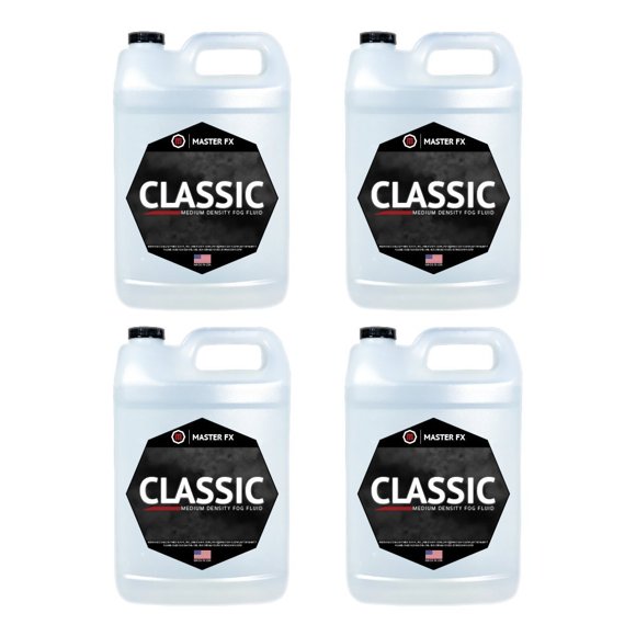 Classic Fog - Medium Density Water-Based Fog Fluid - 4 Gallon Case