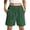 Green, variant on MOSHU Womens Cotton Shorts Drawstring Waist Sweat Shorts for Women Summer Casual Shorts with Pockets