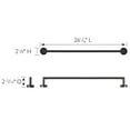 thumbnail image 2 of Design House Graz 24" Wall Mount Towel Bar, Matte Black, 2 of 18