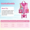 thumbnail image 7 of MoKo Kids Swim Vest for Boys Girls, Swimming Float Jacket for 46-77 lbs Kids, Swimsuit Buoyancy Swimwear, L Size, Pink, 7 of 7