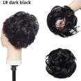 thumbnail image 2 of Messy Bun Hair Piece Synthetic Wave Curly Chignon Elastic Fluffy Updo Donut Hair Extensions, 2 of 7