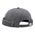 thumbnail image 1 of Moda Beanie Hat Verano Otoño Rolled Cuff Streetwear Hat Docker Hat Grey Sunnimix Sombrero de Beanie, 1 of 8