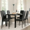 thumbnail image 2 of Topbuy Set of 6 Dining Chairs High Back Kitchen Home Furniture,PVC, 2 of 8