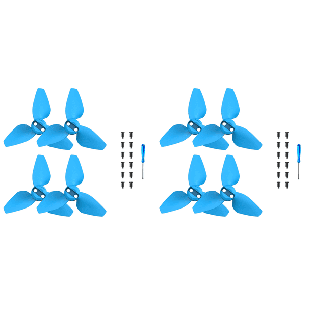 2 Pares Hélices para DJI Neo Drone Cuchillas Coloridas Liberación Rápida() Azul