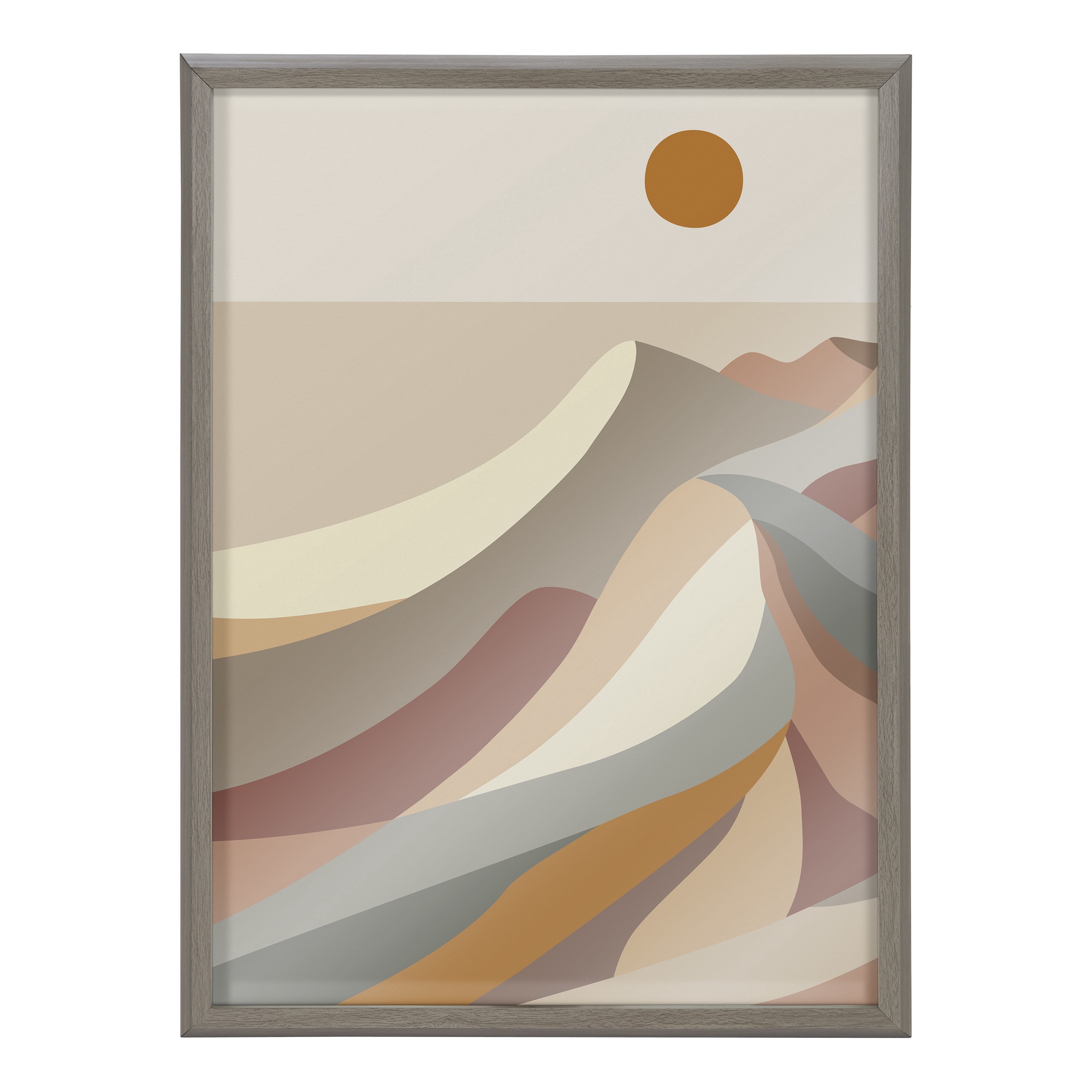 Blake MCM Mountains 1a 18 in x 24 in Framed Painting Art Prints, by Kate and Laurel