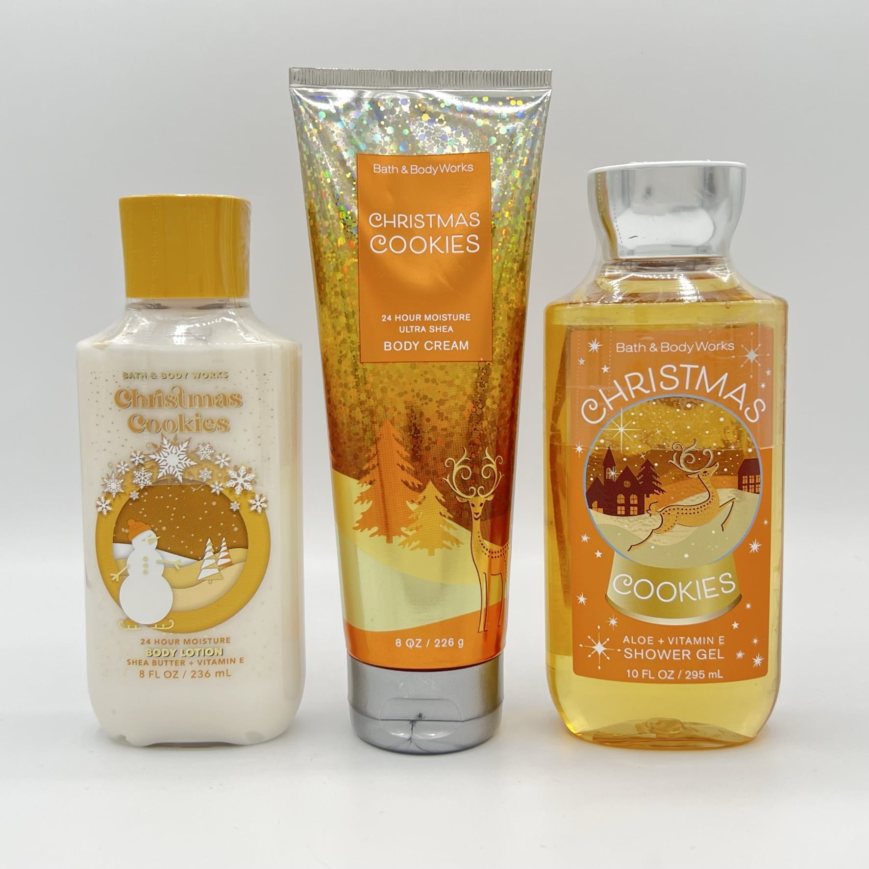 Bath and Body Works Christmas Cookies Body Cream, Body Lotion and