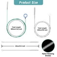 thumbnail image 3 of Plutput 4Pcs Auto Sunroof Drain Cleaning Tools, 118/59 Inch Flexible Drain Brush Long Pipe Cleaners, Tube Cleaning Brush Slim Drain Dredging Tool for Car, Refrigerator, Sewer and Other Drain Holes, 3 of 7