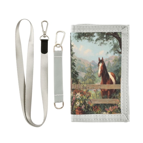Cloth Purse Boys' Novelty Wallets Girls' Novelty Wallets Men's Wallets Women's Wallets Card Wallet Cash Wallet Student ID Bag Coin Wallet Lovely Horse