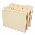 thumbnail image 3 of Office Depot File Folders, 1/3 Cut, Letter Size, 30% Recycled, Manila, Pack Of 100, 810838, 3 of 8