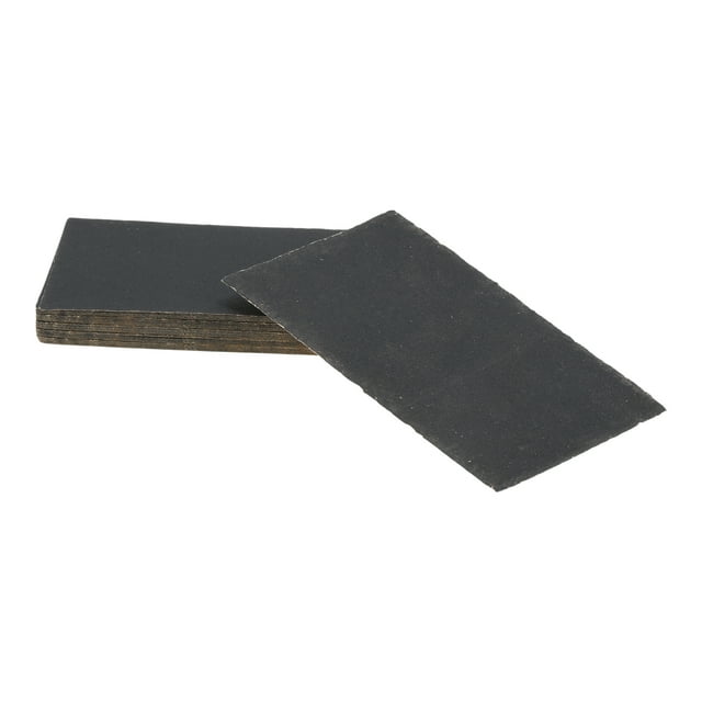 Hojas de lijado Hook & Loop de Unique Bargains 115x70mm Negro 600 Grit Eficiente para Lijado y Pulido en Fabricación y Reparación de Automóviles Procesamiento de Metales