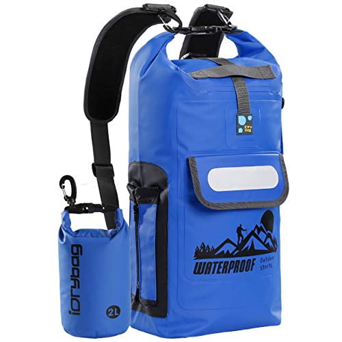 Lightweight Dry Backpack Water Sport Hiking Dry Backpack Shoulder Straps 20L/30L/40L IDRYBAG Waterproof Dry Bag Dry Sack 