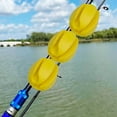 thumbnail image 2 of 3PCS Silicone Fishing Rod Holder Ball Straps with 5 Holes, Portable Fishing Rod Fixed Ball, Multi Function Rubber Fishing Pole Clips, Fly Fishing Accessories for Holding & Protecting Poles, 2 of 4
