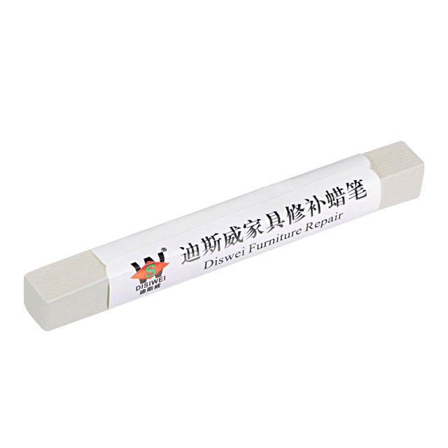 Unique Bargains Wood Scratch Filler Crayons Furniture Repair Wax Filler Stick, Rice White