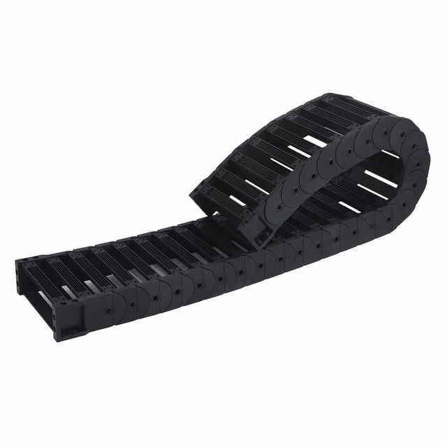 Nylon Wire Carrier Drag Chain, Black Drag Chains Nylon Cable Carrier For 3D Printer And CNC Machines, Hardware Chains
