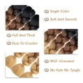 thumbnail image 2 of Ombre Brown Braiding Hair Extensions 24 Inch 3 Packs Synthetic High Temperature Jumbo Braiding Hair Twist Crochet Braids Hair for Women, 2 of 6