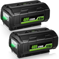 2 Pack 40V Battery Replacement For Ryobi 40 Volt 6.0Ah Lithium OP4050 OP40602 OP40261 OP4060 OP4030