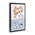 thumbnail image 2 of Stupell Industries Traditional Buon Giorno Breakfast Espresso Black Floating Frame Canvas Art, 17 x 25, by Amanda Houston, 2 of 8