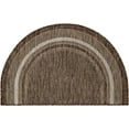 thumbnail image 2 of Unique Loom Outdoor Border Collection Area Rug - Soft Border (2' 7" x 4' 1" Hearth Brown/Ivory), 2 of 6
