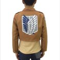 thumbnail image 1 of Brown Coat Attack On Titan Shingeki No Kyojin Costume Jackets Japanese Anime Clothespangjing, 1 of 3