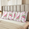 thumbnail image 5 of Naloa Watermelon Super Soft 20x60 Body Pillow Case,Long Side Hidden Zipper（PILLOWS ARE NOT INCLUDED）, 5 of 6