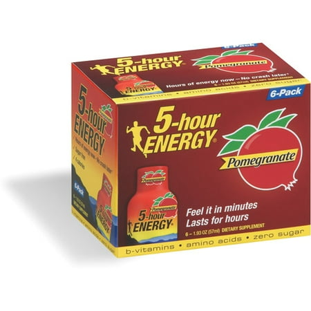 5-Hour Energy Pomegranate Dietary Supplement, 6pk
