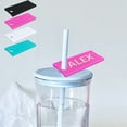 thumbnail image 1 of Personalizada Nombre Tag Silica Gel Nameplate Para Taza Tumbler, Topper Para Copa, Accesorios De Amistad Familia DIY, Agasaja Decoracin, Compatible Con Vaso De Agua, Nombre Personalizado, 1 of 6