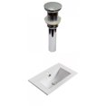 thumbnail image 1 of American Imaginations 19.9-in. W 1 Hole Ceramic Top Set In White Color - Overflow Drain Incl. AI-30394, 1 of 8